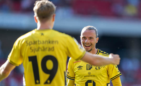 Elfsborgs Niklas Hult jublar