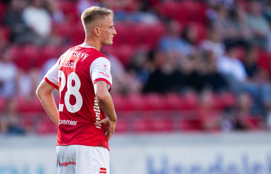 Kalmars Elias Olsson deppar