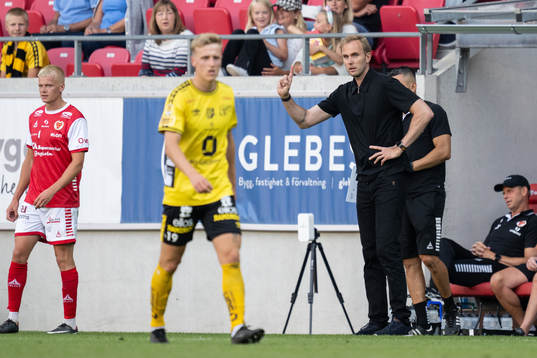 Kalmars tränare Henrik Jensen