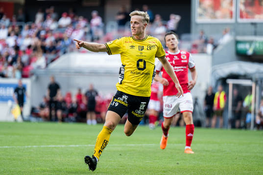 Elfsborgs Jeppe Møldrup Okkels jublar