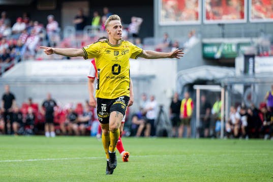 Elfsborgs Jeppe Møldrup Okkels jublar
