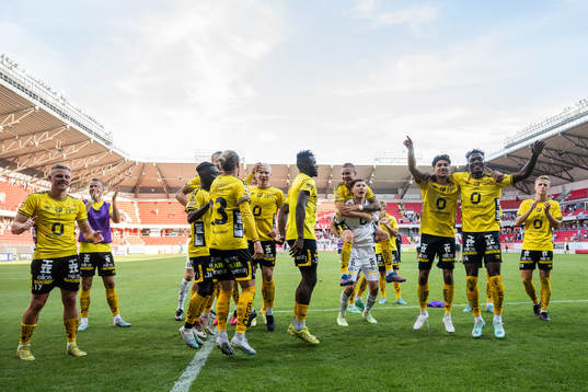 Elfsborgs spelare jublar