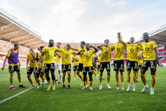 Elfsborgs spelare jublar