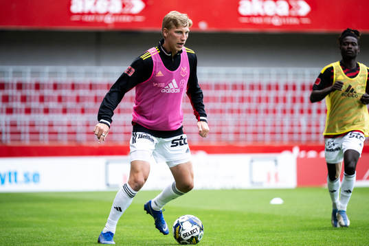 Östersunds Albin Sporrong värmer upp