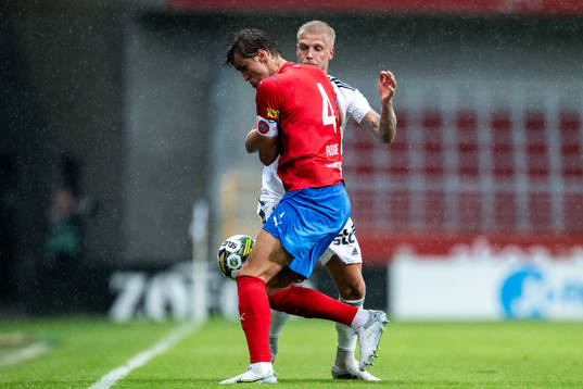 Helsingborgs Thomas Rogne och Östersunds Andre Österholm