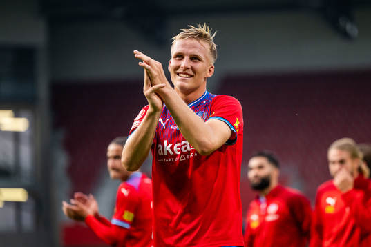 Helsingborgs Casper Widell jublar