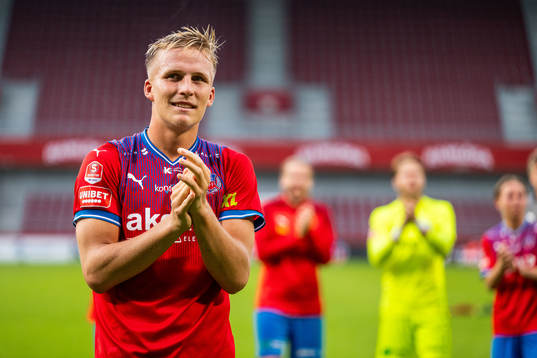 Helsingborgs Casper Widell jublar