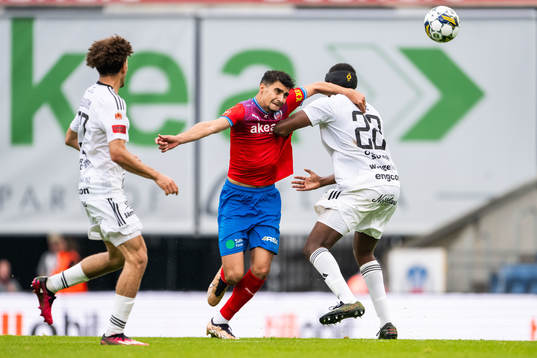 Helsingborgs Amar Muhsin och Östersunds Ziad Ghanoum och