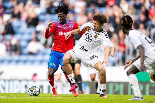 Helsingborgs Benjamin Acquah och Östersunds Ziad Ghanoum