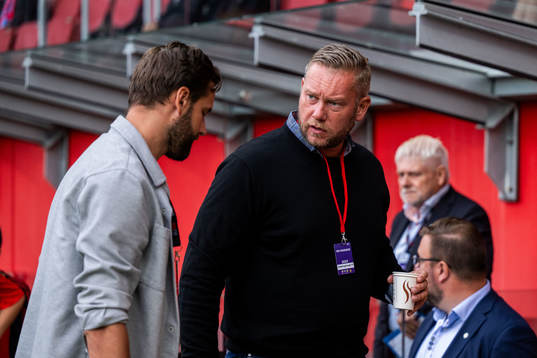 Helsingborgs tillförordnade sportchef  Mikael Dahlberg och