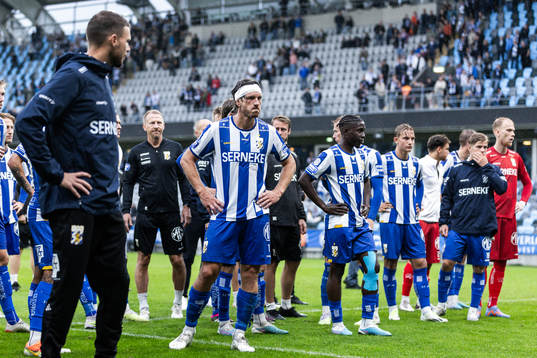 IFK Göteborgs spelare deppar