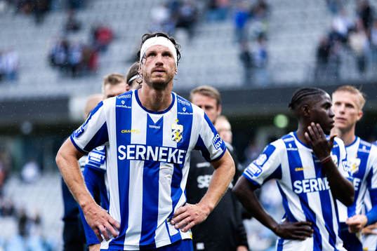IFK Göteborgs Gustav Svensson deppar