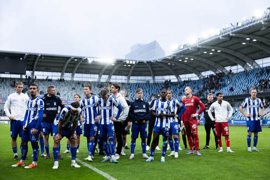 IFK Göteborgs spelare deppar