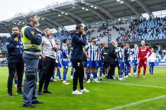 IFK Göteborgs spelare deppar