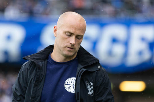 IFK Göteborgs tränare Jens Berthel Askou innan