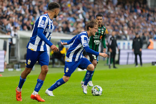 IFK Göteborgs Thomas Santos och Arbnor Mucolli