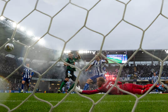 Varbergs Dion Krasniqi styr in 0-1