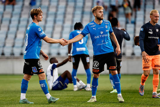 Halmstads Jonathan Svedberg och Jack Cooper-Love