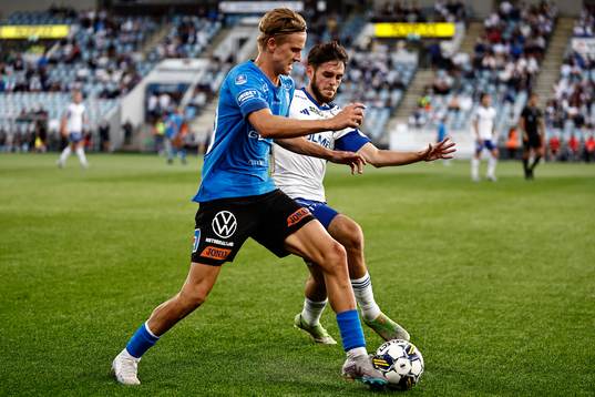 Halmstads Erik Ahlstrand och IFK Norrköpings Laorent
