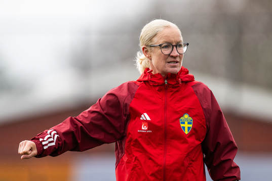 Assistant coach Victoria Sandell of the Swedish women's