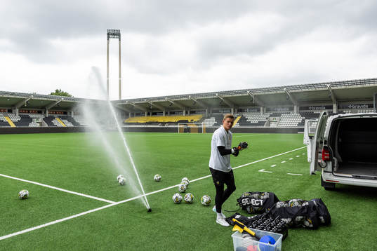 Goalkeeper Johan Brattberg of Häcken