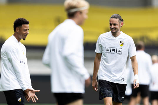 Tobias Sana and Amor Layouni of Häcken