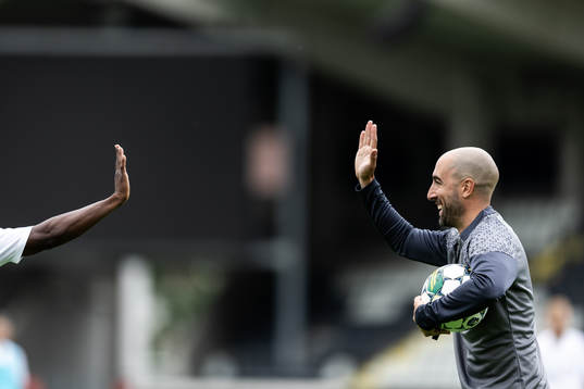 Assistant coach Martin Foyston of Häcken