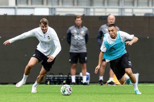 Johan Hammar and Ali Youssef of Häcken