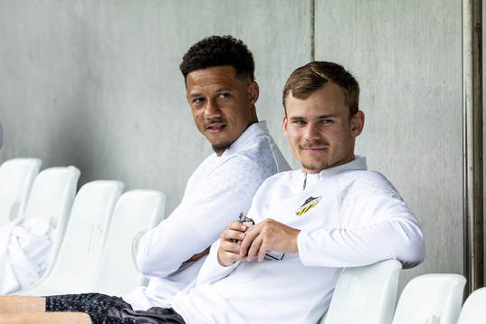 Tobias Sana and Oscar Uddenäs of Häcken