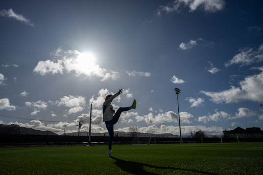 Sofia Jakobsson of the Swedish women's national football