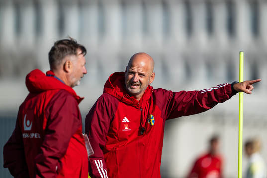 Head coach Peter Gerhardsson and assistant coach Magnus