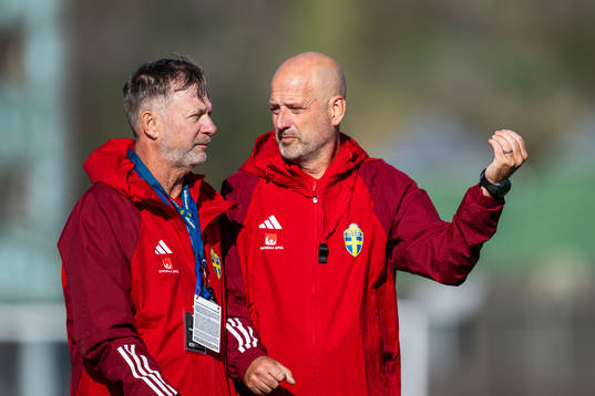 Head coach Peter Gerhardsson and assistant coach Magnus