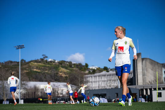 Hanna Lundkvist of the Swedish women's national football