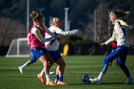 Filippa Angeldahl, Hanna Bennison and Linda Sembrant of the