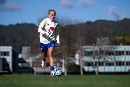 Hanna Bennison of the Swedish women's national football