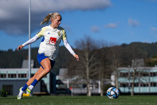 Hanna Lundkvist of the Swedish women's national football