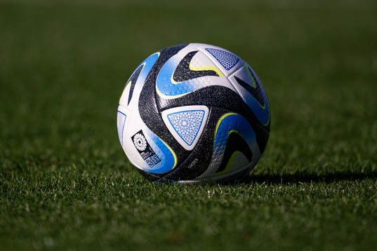 A ball at a training session with of the Swedish women's