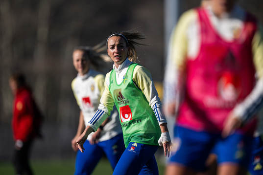 Kosovare Asllani of the Swedish women's national football