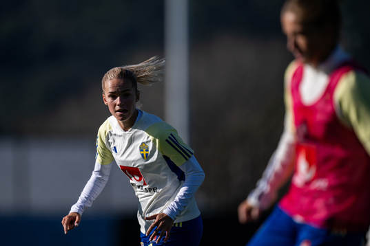 Hanna Lundkvist of the Swedish women's national football