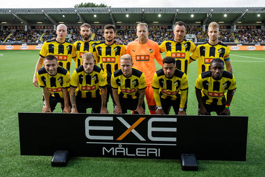 The starting eleven of Häcken
