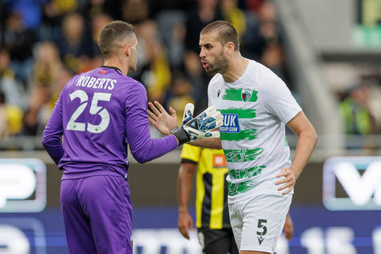 goalkeeper Connor Roberts and Ryan Astles