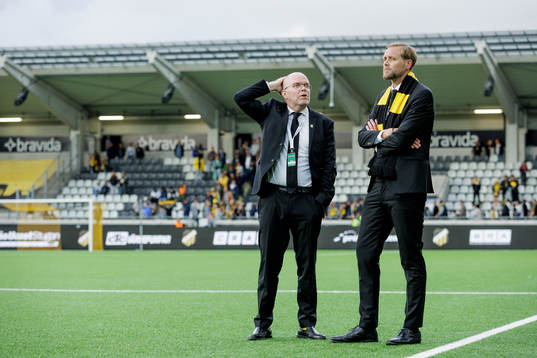 BK Häcken's chairman Anders Billström and CEO BK Häcken