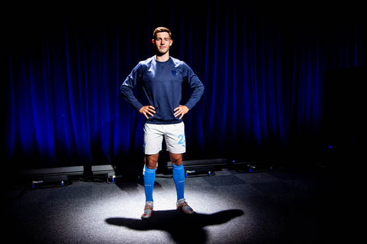 Malmö FF presenterar Lasse Berg Johnsen som ny spelare.