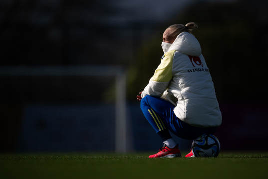 Caroline Seger of the Swedish women's national football