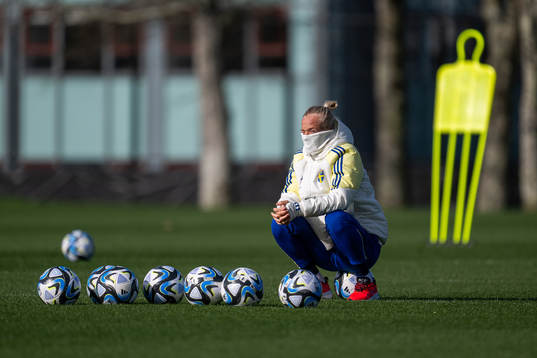 Caroline Seger of the Swedish women's national football
