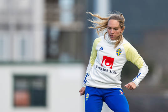 Elin Rubensson of the Swedish women's national football