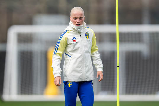 Anna Sandberg of the Swedish women's national football team