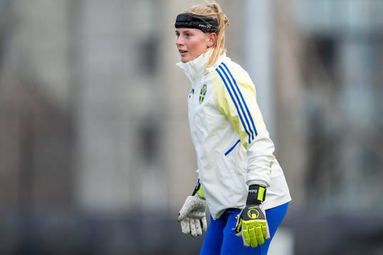 goalkeeper Tove Enblom of the Swedish women's national