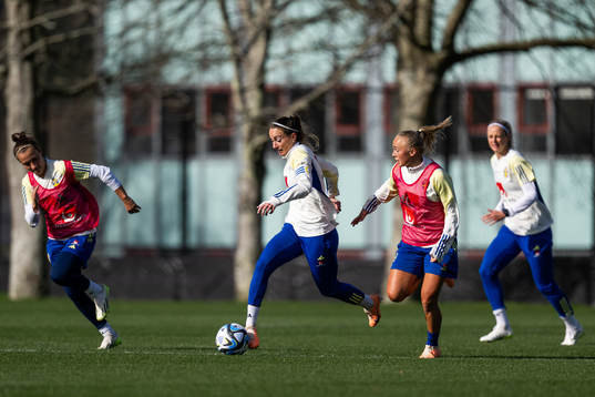 Linda Sembrant and Hanna Bennison of the Swedish women's