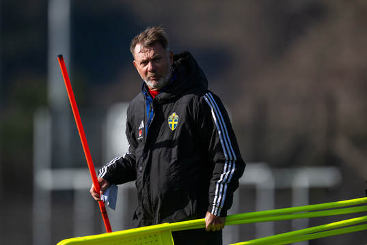 Head coach Peter Gerhardsson of the Swedish women's